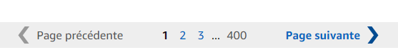 La pagination SEO Amazon